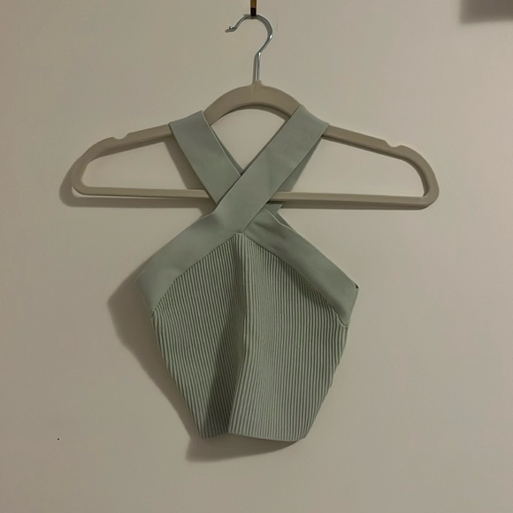 Aritzia Tops - Aritzia Babaton Criss Cross Cropped Tank